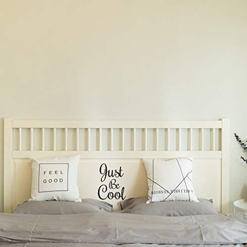 JieGorge Home DIY Af2769 Creative Just Be Cool - Pegatinas decorativas para pared, 20 x 30 cm, diseño de texto en inglés