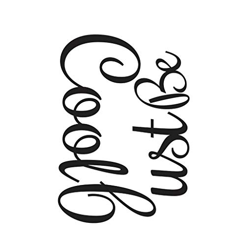 JieGorge Home DIY Af2769 Creative Just Be Cool - Pegatinas decorativas para pared, 20 x 30 cm, diseño de texto en inglés