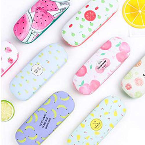 jingyuu funda para gafas gafas, caja de almacenamiento de gafas de sol funda con Rectángulo 16.5 * 6.2 * 3.9CM estilo-7