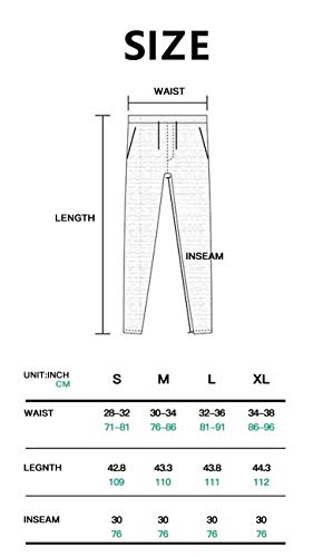 Jogging Hombre,Trainning Pants, Pantalones Deportivos, Joggers Pantalón Largo, PH-20(S,Green)
