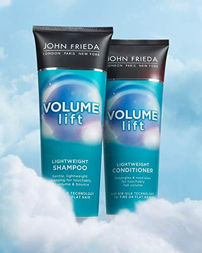 John Frieda Acondicionador Volumen 7 Días 250ml | Pelo Fino y Encrespado | Antiencrespamiento | Solido