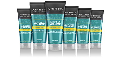 John Frieda Lujoso Volumen de 7 días de viaje Acondicionador, 50 ml, pack de 6