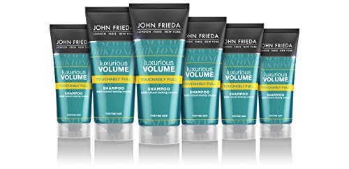 John Frieda Lujoso Volumen de 7 días de viaje champú, 50 ml, pack de 6