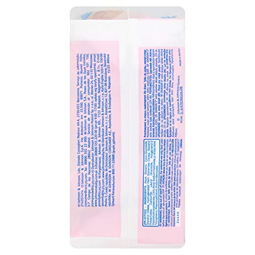 Johnson's baby - Toallitas para bebe Extra sensibilidad, 224 uds (Pack de 3 - 672 toallitas)