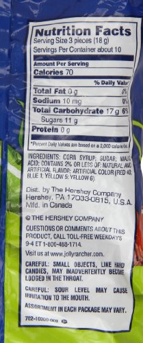 Jolly Rancher Fruit n Sour Hard Candy 184 g (Pack of 2)