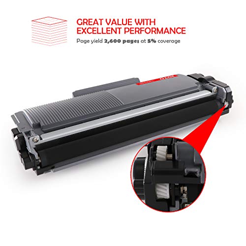 JOTO TN2320 TN2310(2 Negro,5200 páginas) Cartuchos de Tóner,TN 2320/TN 2310 Compatible Reemplazo Para Brother MFC-l2700DW HL-l2340DW HL-l2300D DCP-l2520DW DCP-l2500D MFC-l2740DW MFC-l2720DW HL-L2320D