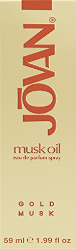 Jovan Gold Musk Eau de Parfum Natural Spray para mujer, 1 unidad (59 ml)