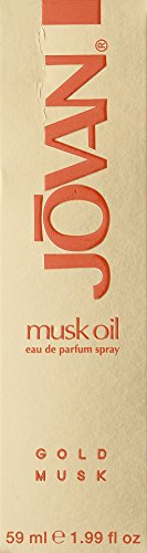 Jovan Gold Musk Eau de Parfum Natural Spray para mujer, 1 unidad (59 ml)