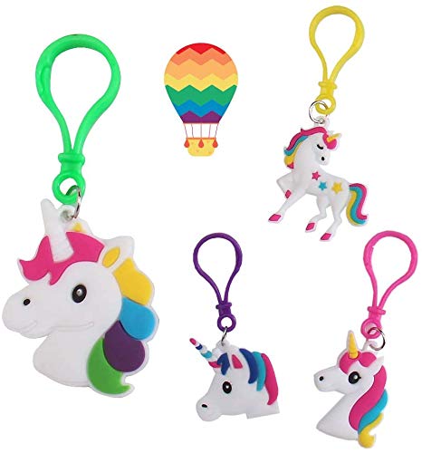 JPYH Llavero de Unicornio 40 Piezas, Llavero de Unicornio, el Favorito de los Niños, Regalos, 10 Estilos, Lindo e Interesante Llavero de Unicornio