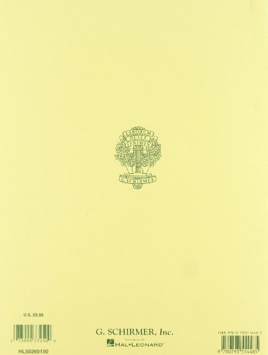 J.S. Bach: Six Suites For Cello Solo: Schirmer Library of Classics Volume 1565 Cello Solo (Schirmer's Library of Musical Classics)