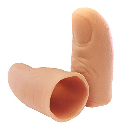 JTMM Lámparas LED para Dedos (3Packs / 6PCS) Thumbs Light, Magic Prop Party Bar Show Show Lamp, Magic Trick, Fake Finger, Herramienta de Juguete de Broma para Halloween