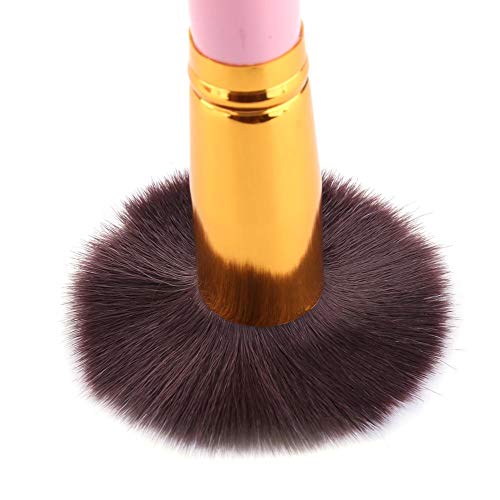 Juego de 10 Brochas para Cosméticos, Brocha para Cejas, Juego de Brochas para Maquillaje Base Pequeña y Grande para Mezclar Sombras de Ojos Brochas para Resaltar Brochas para Cosméticos Brochas