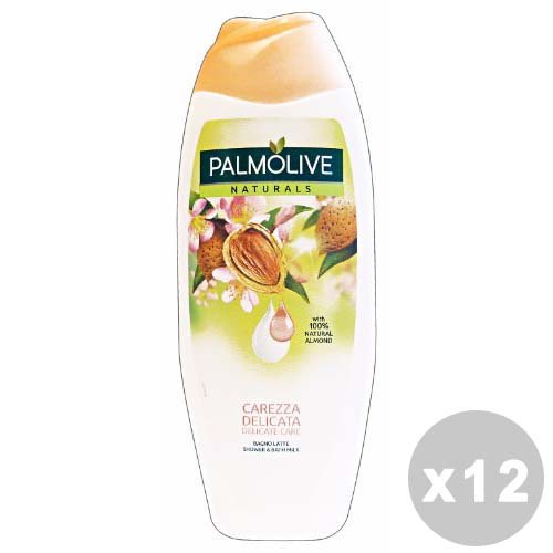 Juego de 12 Palmolive Baño 500 ml. Almendra Carezza delicado saponi y cosméticos