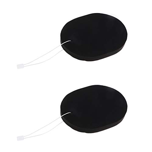 Juego De 2 Esponjas Faciales Exfoliantes-limpieza Natural Esponja-carbón De Bambú Activado Negro-para La Limpieza De Exfoliantes Faciales