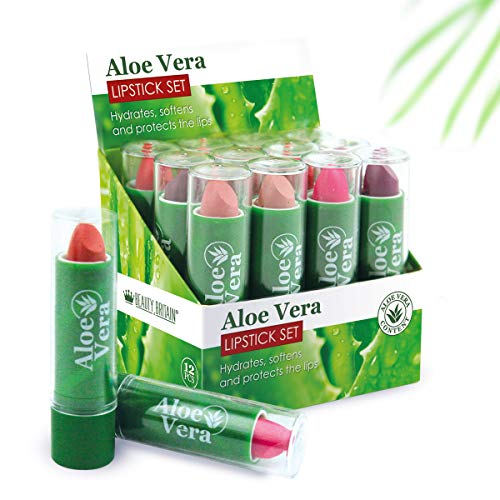 Juego de 72 pintalabios (36 pintalabios y 36 bálsamos labiales) con vitamina E