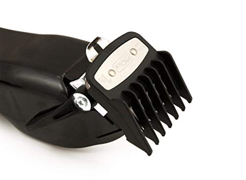 Juego de peines profesionales de fijación de línea con guía de corte de metal 1/2 1,5 mm - 1 1/2 4,5 mm Compatible con las podadoras Wahl