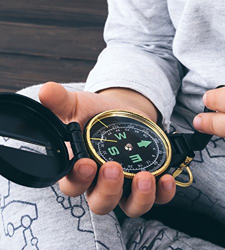 Juguete Para Explorar La Naturaleza Set de 5 Piezas Para Actividades en Exterior| Brújula,Lupa de Aumento, Linterna, Mochila, Y Binoculares Para Niños | Juguetes Educativos para Exterior para Niños y