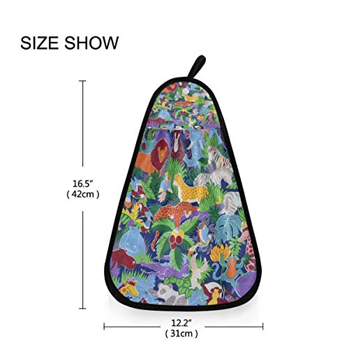 Jungle Animals Party Toalla de Mano Multiusos Toalla Altamente Absorbente Baño de Playa Ultra Suave