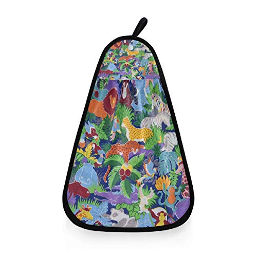Jungle Animals Party Toalla de Mano Multiusos Toalla Altamente Absorbente Baño de Playa Ultra Suave