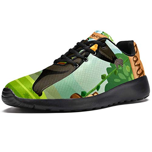 Jungle Dance Party Animals Zorro Mono Oso Athletic Trainers Zapatillas Ligeras Calzado Deportivo para Mujer