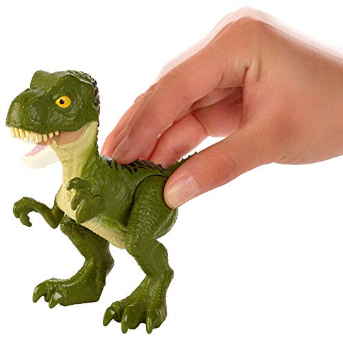 Jurassic World Dino-crías Tyrannosaurus Rex, huevo de dinosaurio de juguete (Mattel GFN75)