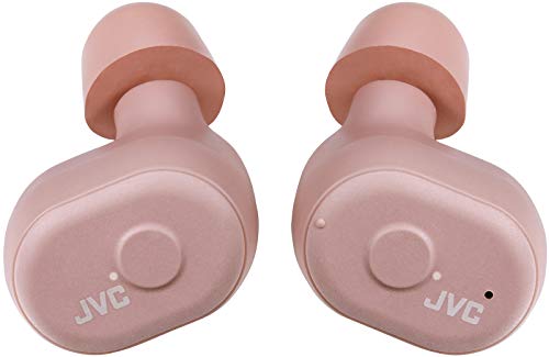 JVC - Auriculares Inalámbricos Ha-A10T-P-U, Bluetooth, 4 Horas, Resistente Al Agua, Micrófono, Rosa