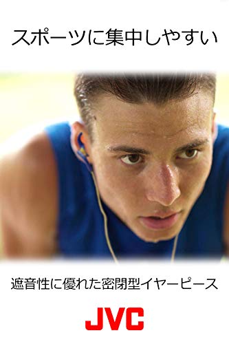 JVC HA-ETX30-B-E - Auriculares deportivos (resistentes al agua, controlador de llamada, microfóno, 20-20000 Hz, cable de 1 m, imán de neodimio), color negro y verde