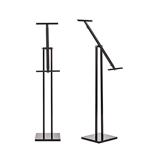 JX-PEP Cartelera, Acero Inoxidable, Placa de la Pantalla de visualización Soporte de chasis del Cartel Giratorio KT Bordo X Pantalla del Bastidor Soporte de licencias Plataforma de Publicidad,Negro