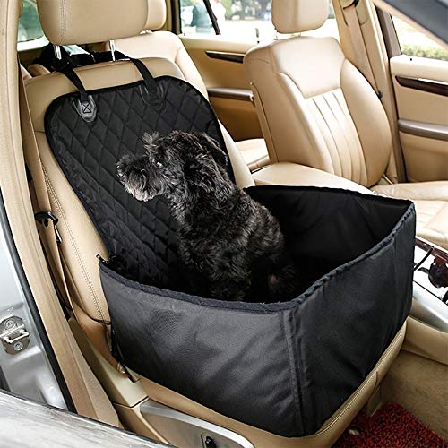 JZO Perro AYC antideslizante impermeable plegable del asiento de coche de conducción Vice cubierta gato del animal doméstico del amortiguador de la estera, Tamaño: 48 x 47 x 57 cm (Negro)