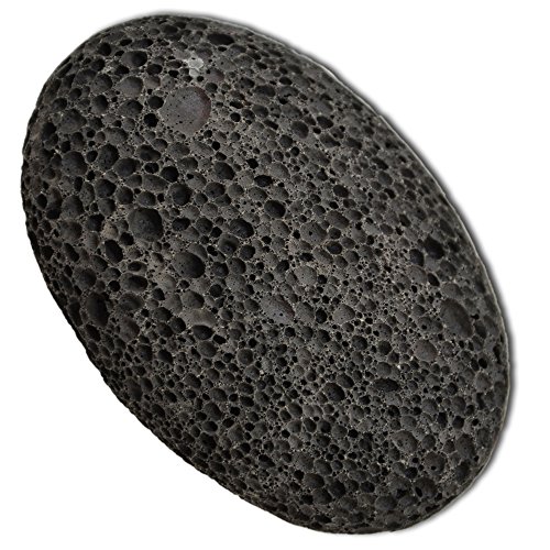 K-Pro Piedra de Lava Natural - Alternativa a la Piedra Pómez en Cuidado de Pies, para quitar Callos (Negro)