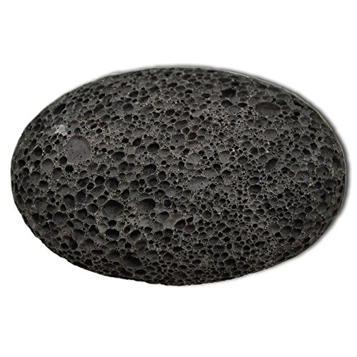 K-Pro Piedra de Lava Natural - Alternativa a la Piedra Pómez en Cuidado de Pies, para quitar Callos (Negro)