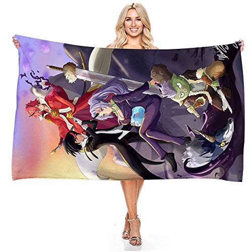 KaiWenLi Eso Protagonista Grupo/Cuando llegué reencarnado como una Serie de Fotos Limo/Animado Toallas de baño Playa Playa/Toalla/Toalla Absorbente estupendo/impresión a una Cara/fácil lle