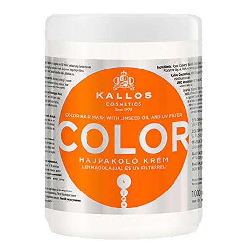 Kallos KJMN - mascarillas para el cabello (Mujeres, Cabello dañado, 1000 ml)