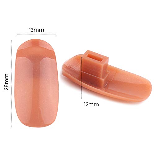Kalolary 300pcs Uñas Falsas, Tool Profesional de Entrenamiento de Uñas, Practicar la Mano Entrenamiento de Uñas Tool de Manicura, Diseño de Uñas para Principiantes (No incluye manos artificiales)