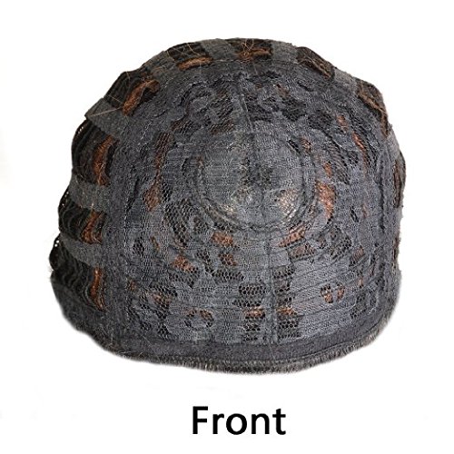 Kalyss Peluca para hombres de pelo corto lacio, peluca sintética rubia resistente al calor