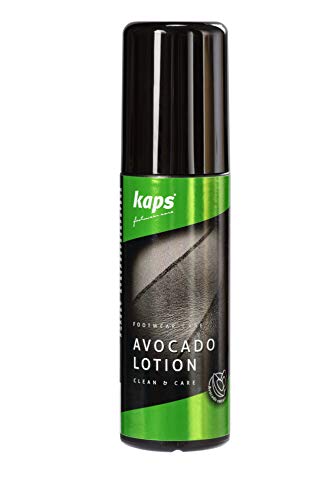 Kaps Solución para Limpieza y Cuidado de Suelas e Interior de Zapatos a base de Aguacate, Restaurador del Interior del Calzado, Loción Aguacate
