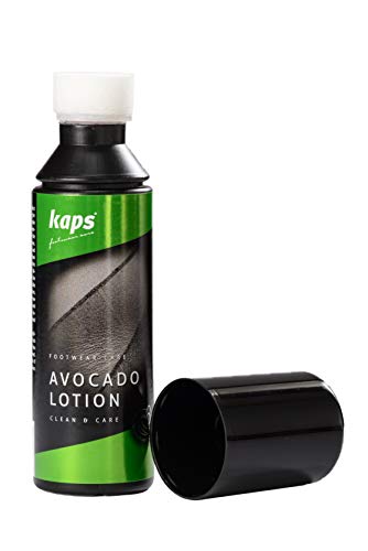 Kaps Solución para Limpieza y Cuidado de Suelas e Interior de Zapatos a base de Aguacate, Restaurador del Interior del Calzado, Loción Aguacate