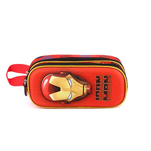 Karactermania Iron Man Armour-3D Doppelfedermäppchen Estuches 22 Centimeters Rojo (Red)