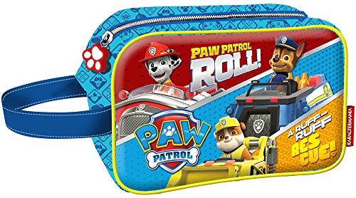 Karactermania La Patrulla Canina Roll Bolsa de Aseo, 21 cm, Azul