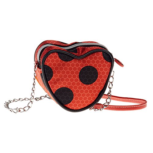 Karactermania Ladybug Marinette Bolso Bandolera, 11 cm, Rojo