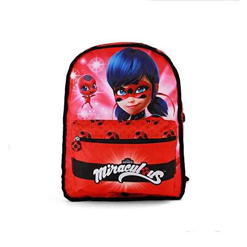 Karactermania Ladybug Transform Mochila infantil reversible, 31 cm, Multicolor