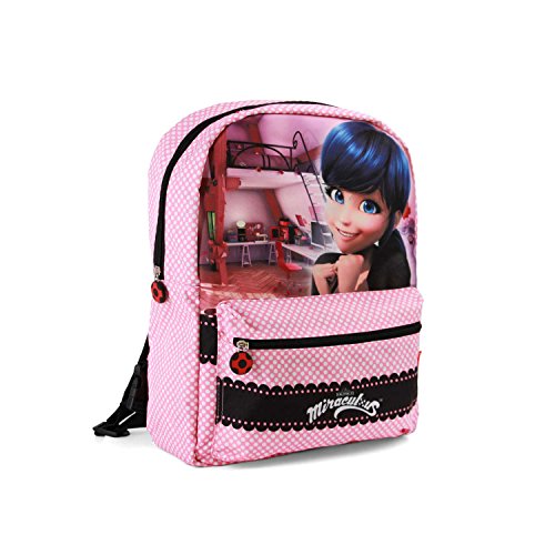 Karactermania Ladybug Transform Mochila infantil reversible, 31 cm, Multicolor