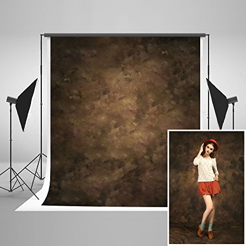 KateHome PHOTOSTUDIOS 2x3m Fondos de fotografía marrón Fondo Retro fotógrafo Retrato telones de Fondo colapsibles fotografia Estudio