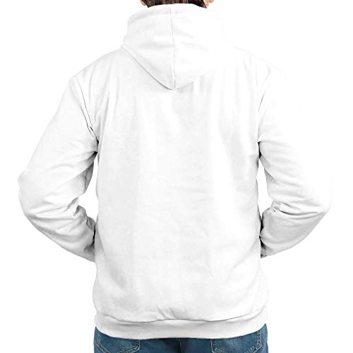 Kay Sam Sudaderas con Capucha para Hombre Uomo Vitruvian (1) Jersey Ligero con Bolsillo Frontal Novio Novia