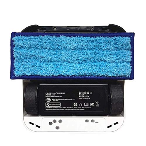 KEEPOW Almohadillas lavables de mopa para iRobot Braava Jet 240 241 Pack de 6