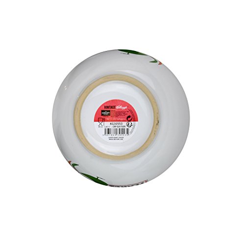 Kellogg's KG30553 - Cuenco Cereales, cer mica, Blanco, Rojo, 14 x 14 x 8 cm