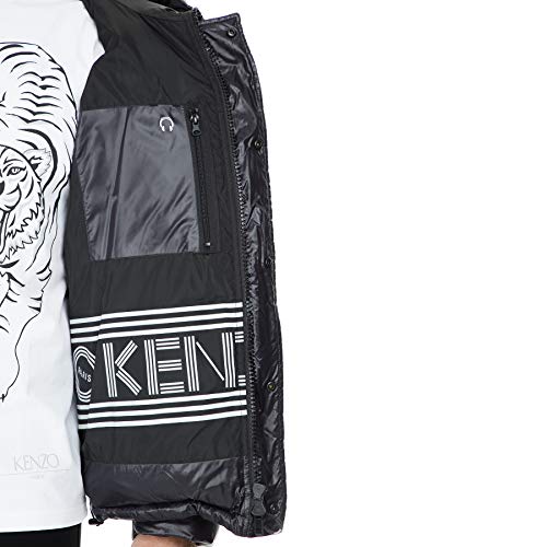 Kenzo Nylon Abajo Globo Acolchado Jacket Black Extra Large