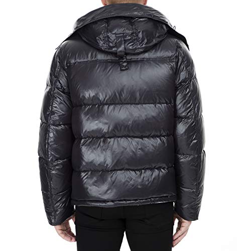 Kenzo Nylon Abajo Globo Acolchado Jacket Black Extra Large