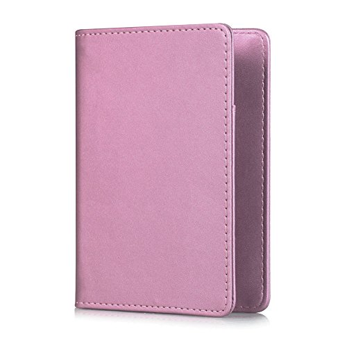 Kepuch Custer Funda para Pasaporte Passport,Slim Smart Cover Fundas Carcasa Case Protectora de PU-Cuero para Pasaporte Passport - Rojo