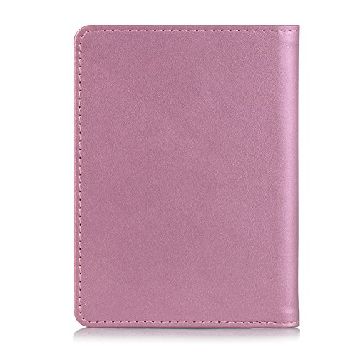Kepuch Custer Funda para Pasaporte Passport,Slim Smart Cover Fundas Carcasa Case Protectora de PU-Cuero para Pasaporte Passport - Rojo